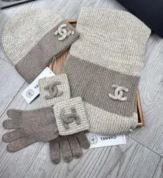 chanel hat and echapres and glove set s_126a101